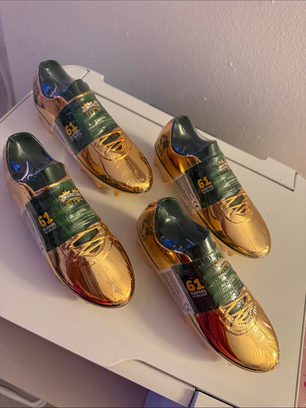 ⚽️ Metallic Gold Cleat- World’s Best Soccer Collectible ⚽️